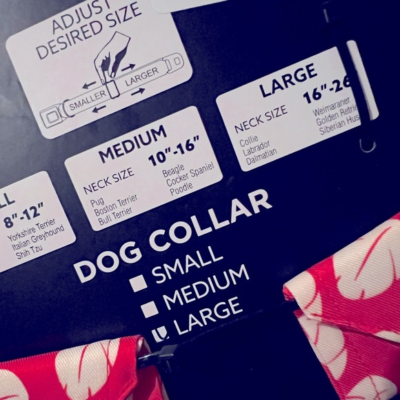 Disney Dog Collar w/Bandanas Stitch & Mickey Set Large - Picture 4 of 6